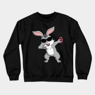 Dabbing Rabbit Easter Crewneck Sweatshirt